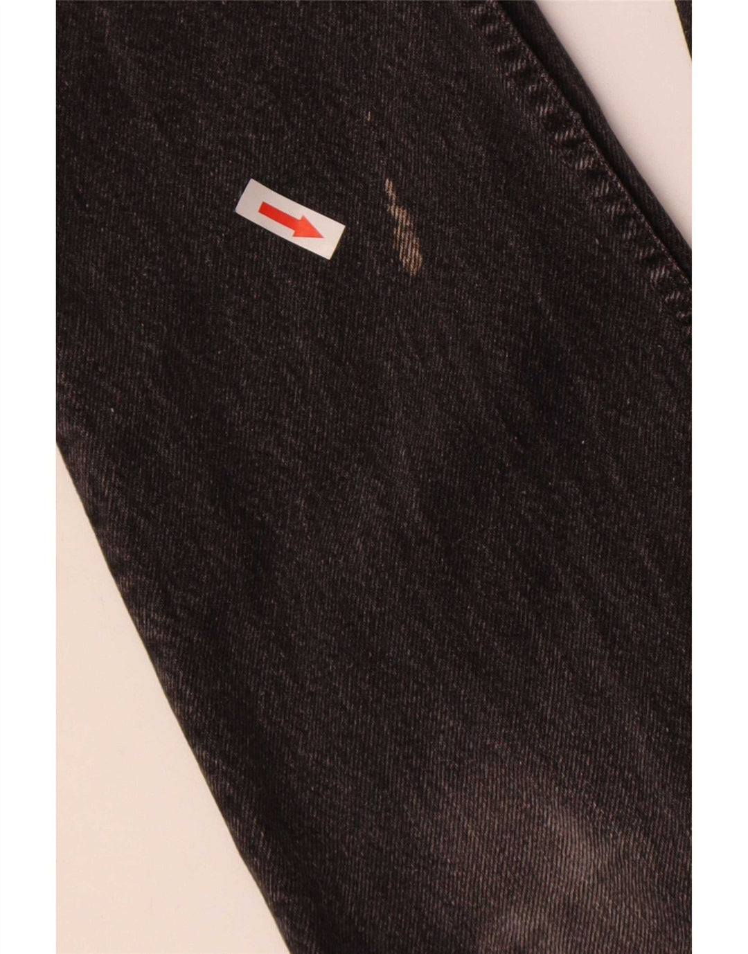Vaqueros rectos desgastados 901 para mujer Levi's W28 L27 Algodón gris