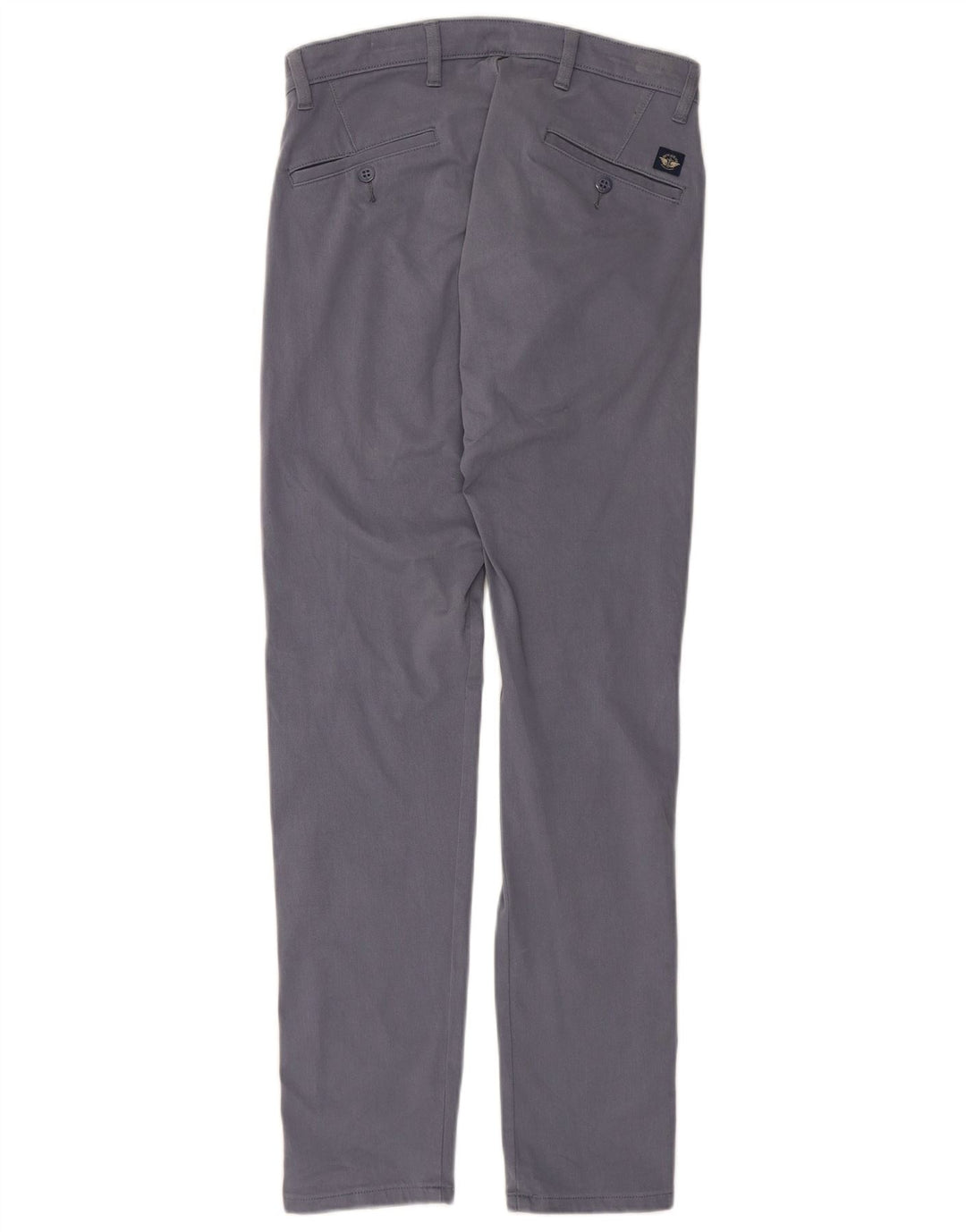 DOCKERS Pantalón chino ajustado para hombre W29 L32 Algodón azul