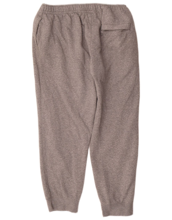 Nike - Pantalones de chándal para hombre, talla XL, algodón moteado gris