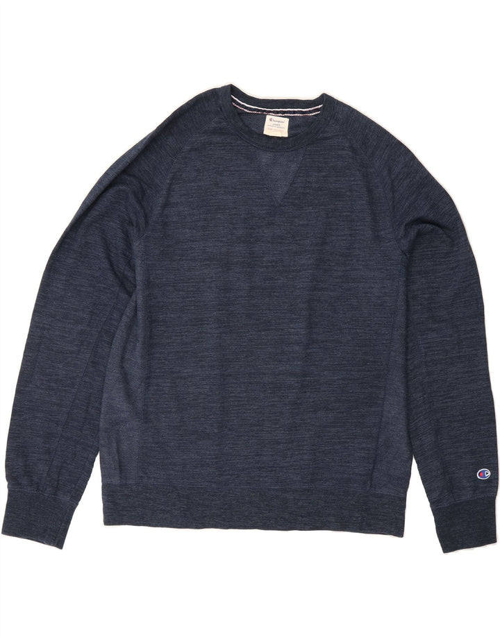 CHAMPION Mens Sweatshirt Jumper XL Navy Blue Cotton Vintage Champion and Second-Hand Champion from Messina Hembry 