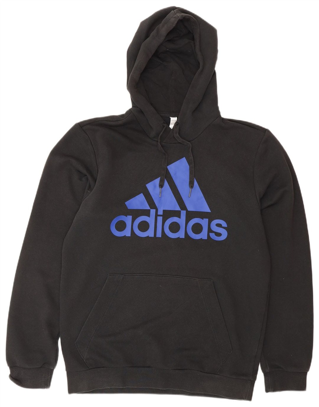 ADIDAS Jersey con capucha gráfico para hombre Reino Unido 40/42 Algodón negro mediano