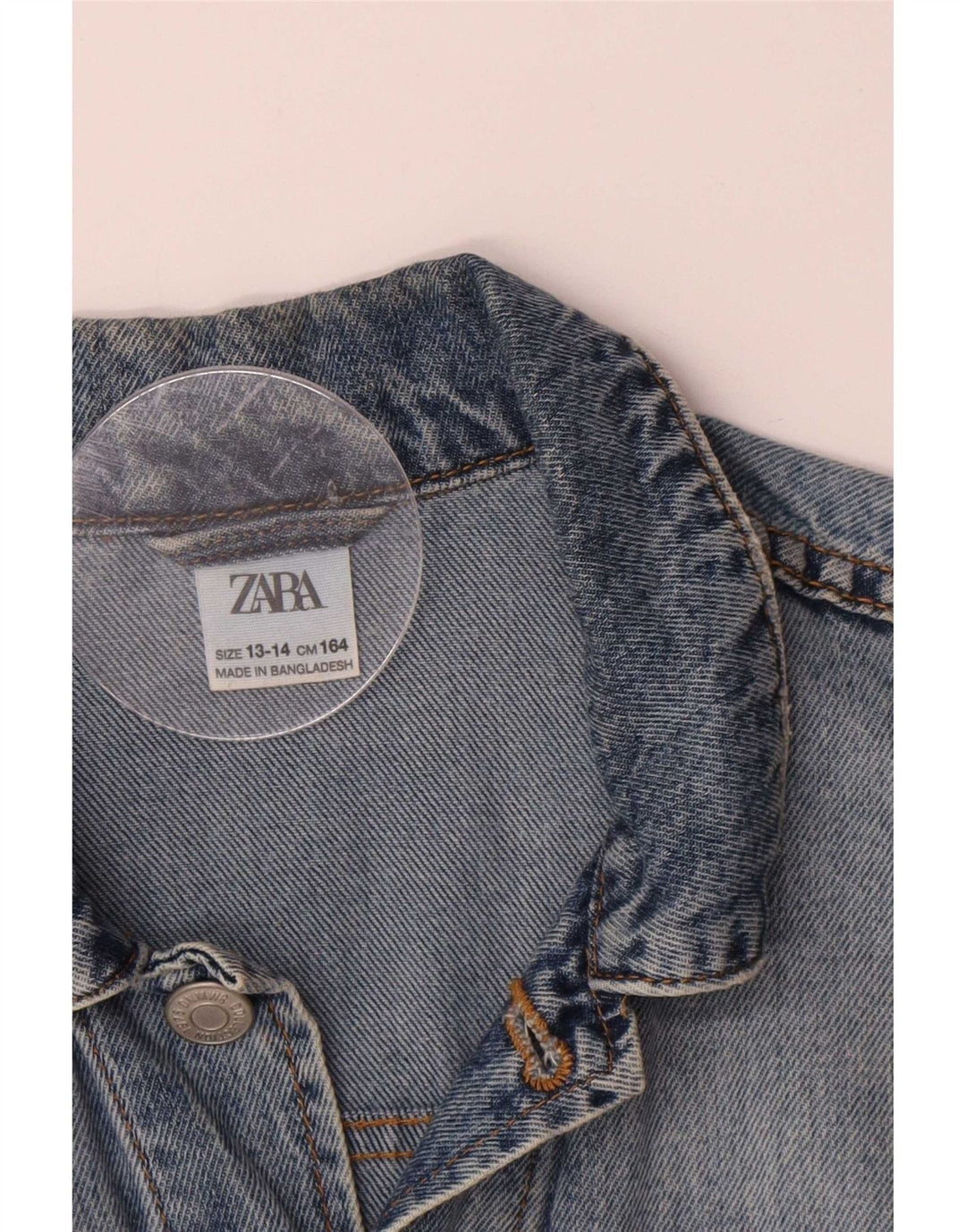 Chaqueta vaquera Zara Niño 13-14 años Azul