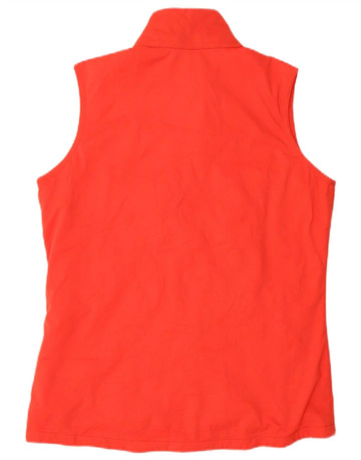 Nike - Chaqueta de chándal sin mangas para mujer, talla 40, poliéster rojo mediano