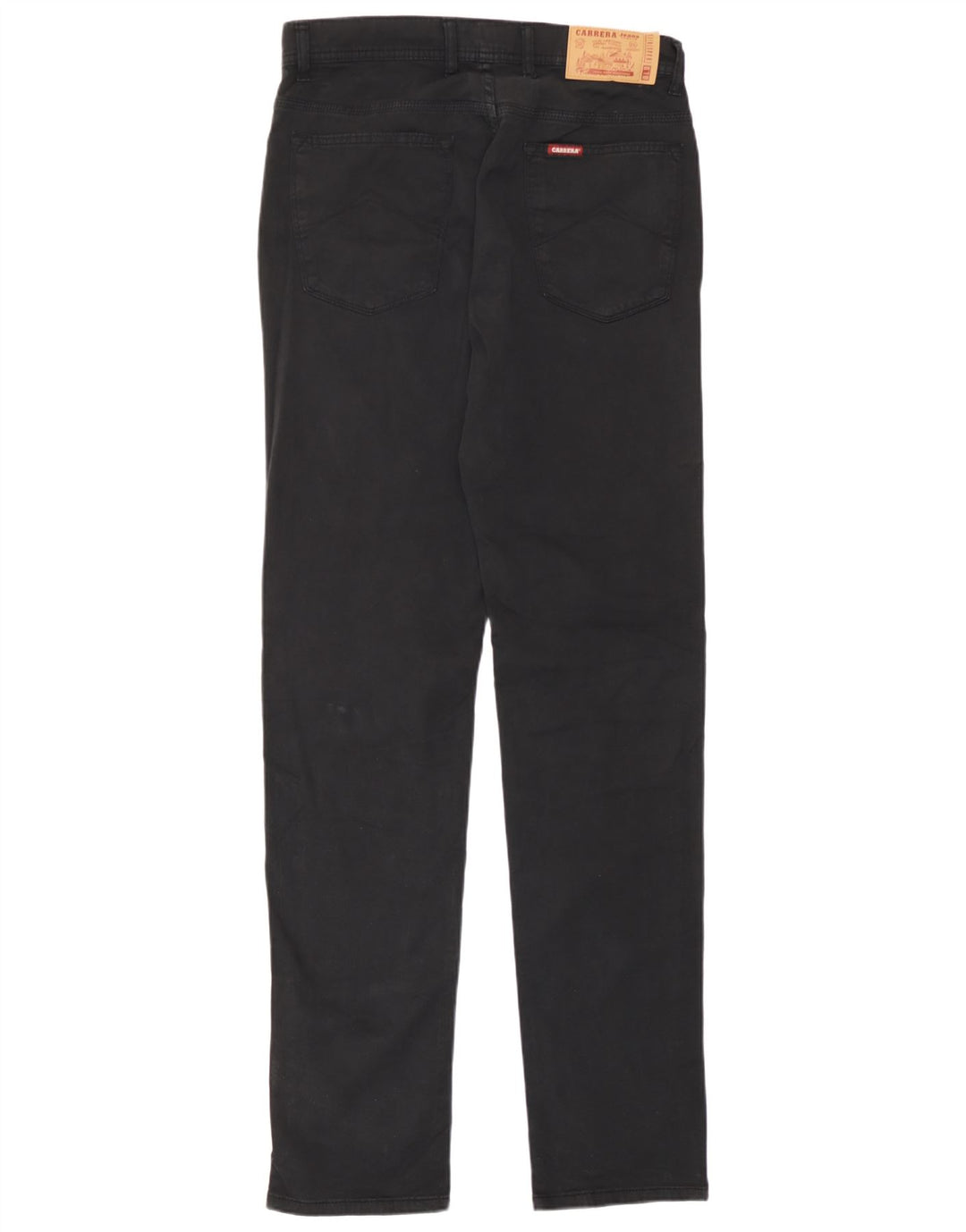 Carrera Mens Slim Jeans IT 46 Pequeño W31 L34 Algodón Negro