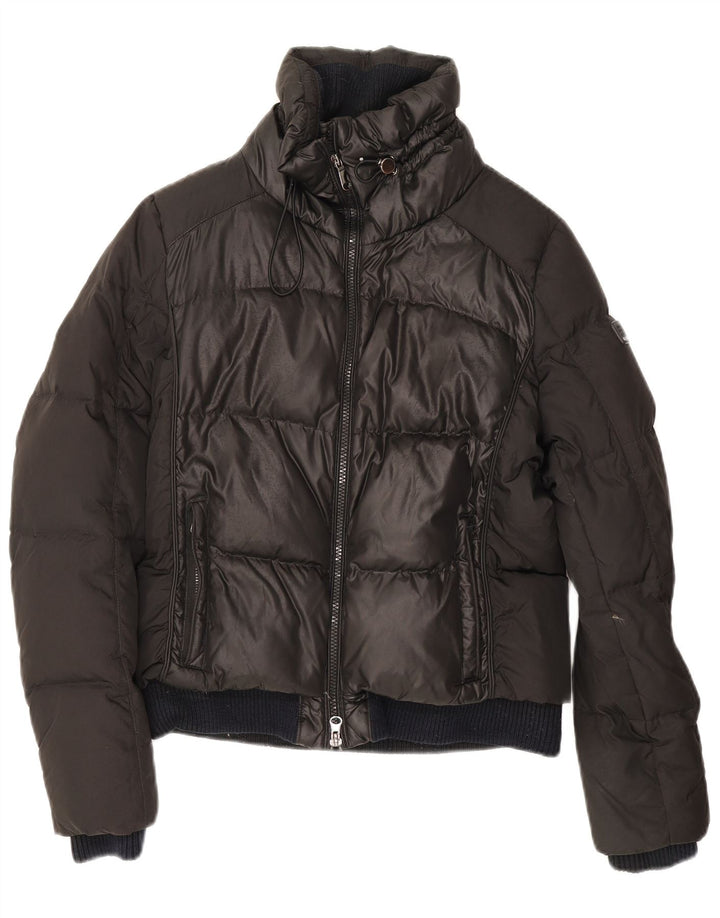 Geox Chaqueta acolchada para mujer UK 8 Small Poliéster negro