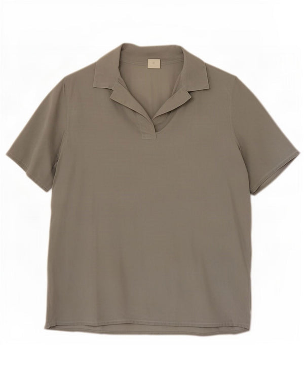 Andrea Mare Polo Mujer IT 48 XL Seda Gris
