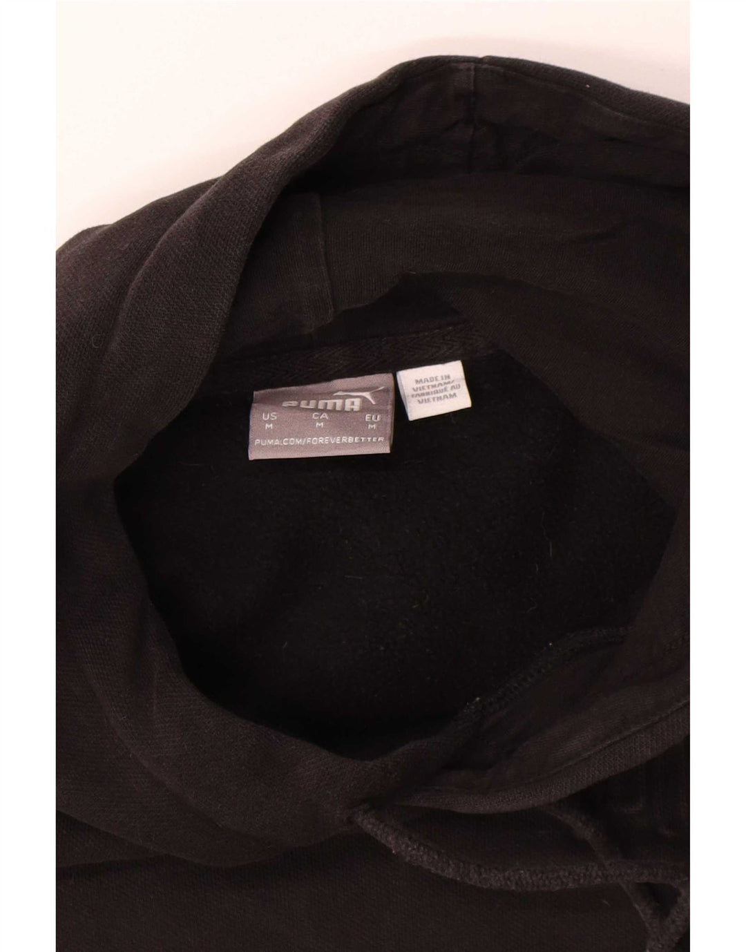 Puma Hombre Sudadera Con Capucha Jumper Medium Negro Algodón