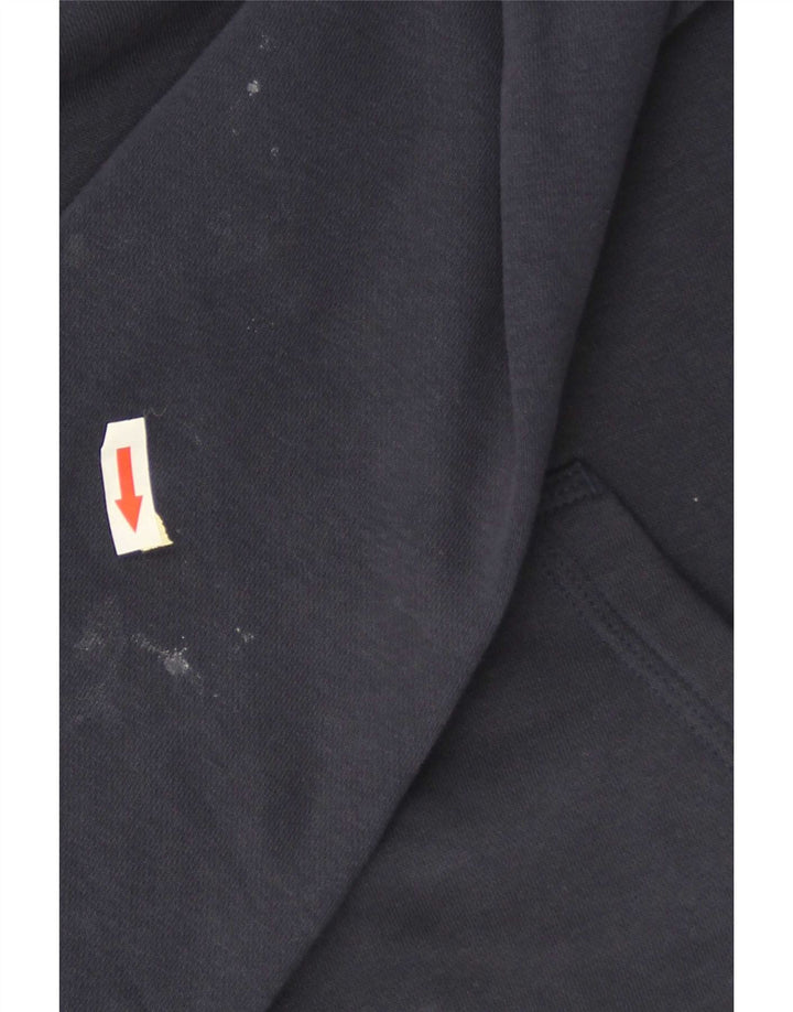 Nike - Sudadera con capucha para hombre, talla pequeña, algodón azul marino