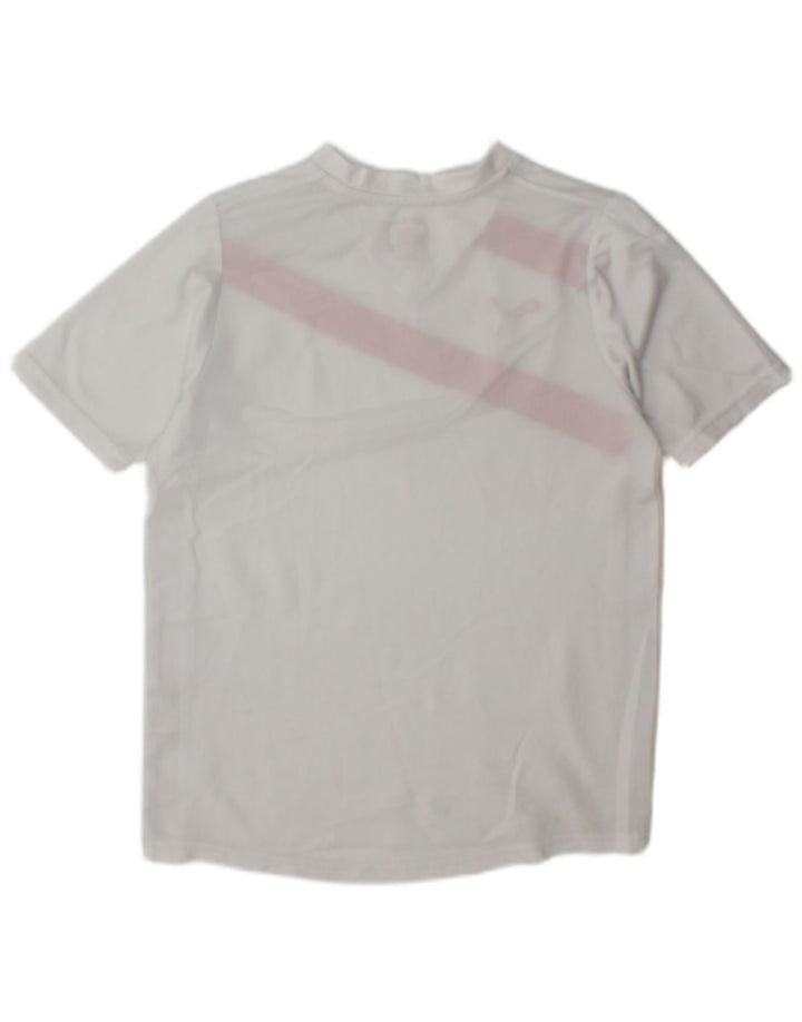 Puma Camiseta gráfica para niño 11-12 años Blanco Colorblock Poliéster