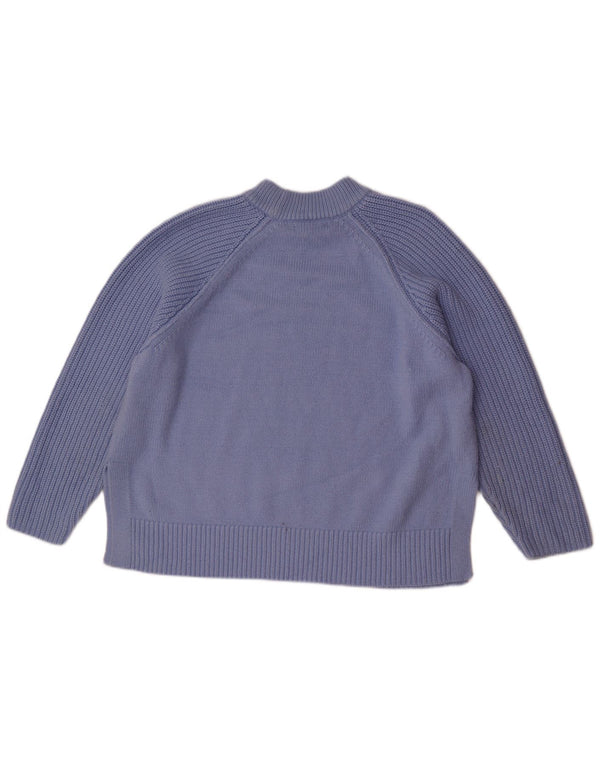 Marks & Spencer Jersey Suelto con Cuello Redondo para Mujer UK 40 XL Azul