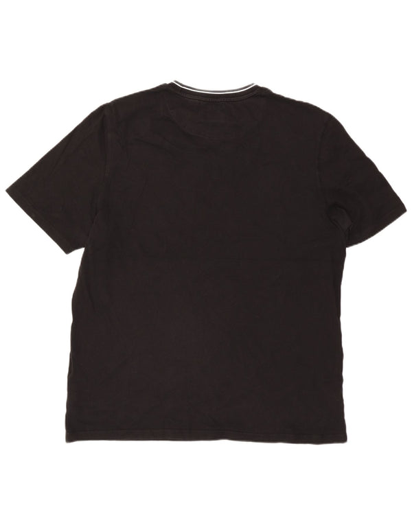 Lyle & Scott Mens Relaxed Fit T-Shirt Top XL Black Cotton