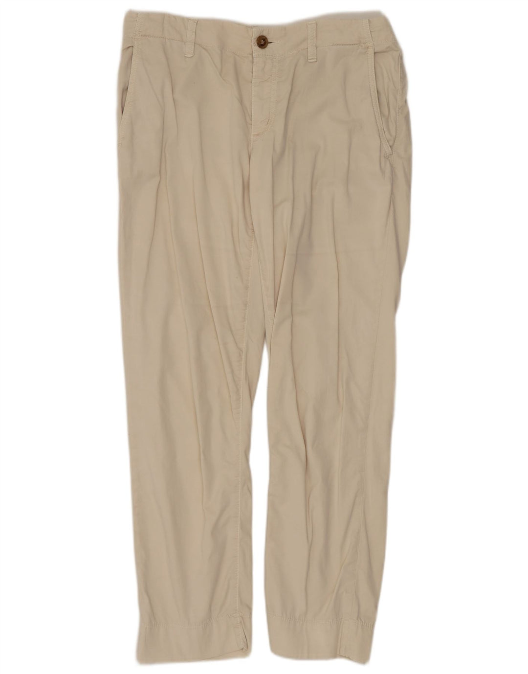 GANT Pantalón chino recto para hombre W34 L26 Algodón blanco roto
