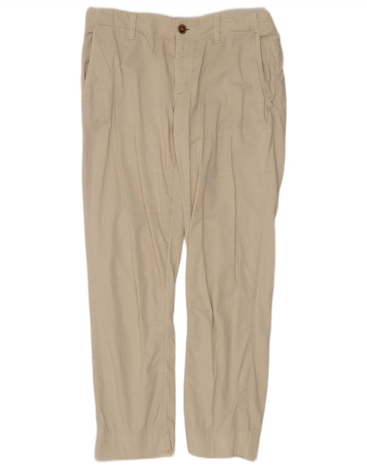 GANT Pantalón chino recto para hombre W34 L26 Algodón blanco roto