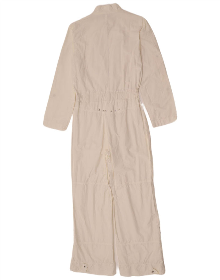 Tuzzi Mono de manga larga para mujer UK 42 Algodón blanco mediano
