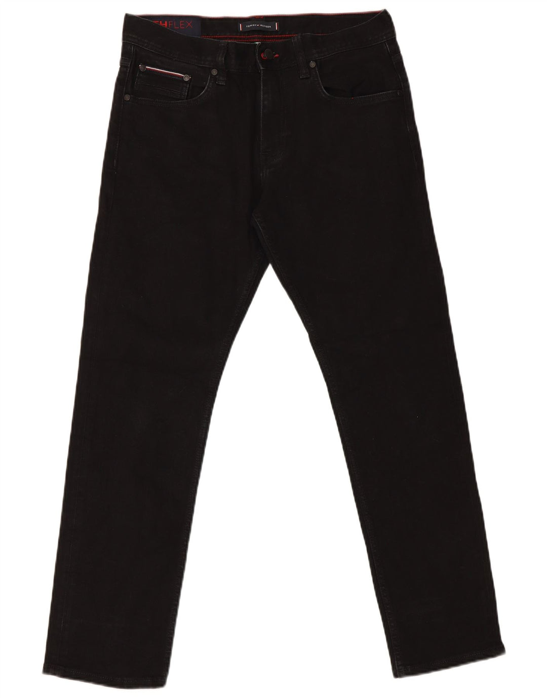 Tommy Hilfiger Vaqueros ajustados Bleecker para hombre W32 L30 Algodón negro