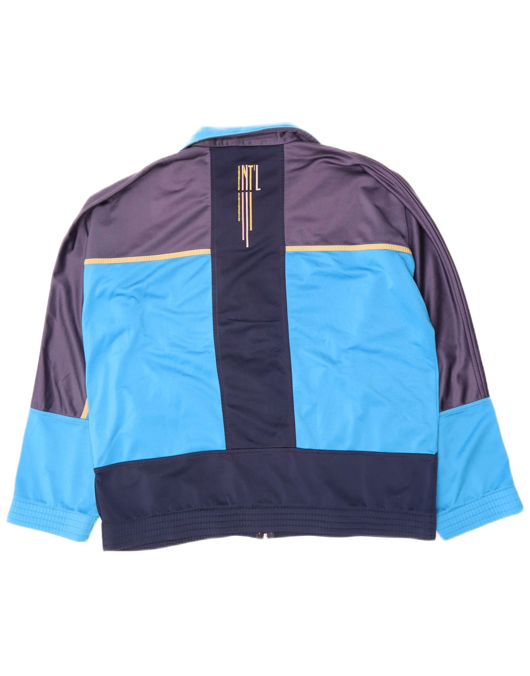 LOTTO Chaqueta superior de chándal con gráfico para hombre, talla grande, color azul marino