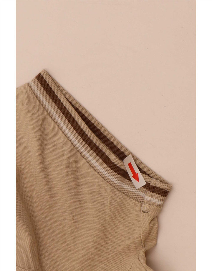 Polo Diadora Hombre De Algodón A Rayas Beige Medio