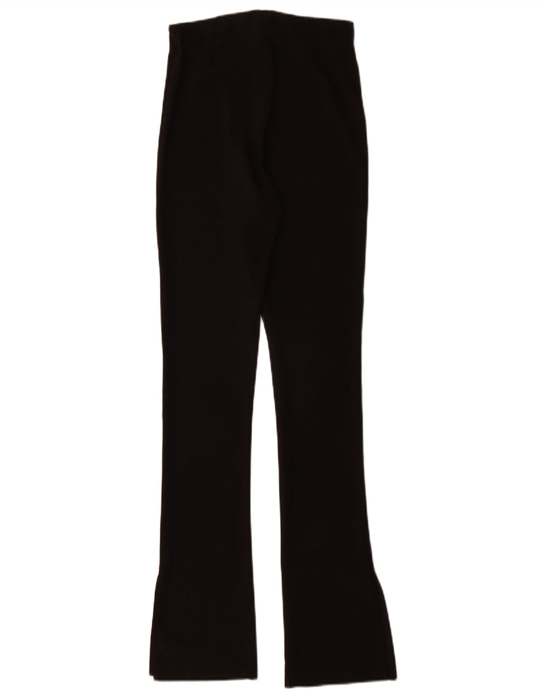 Zara Mujer Leggings Acampanados Reino Unido 8 Pequeño Negro