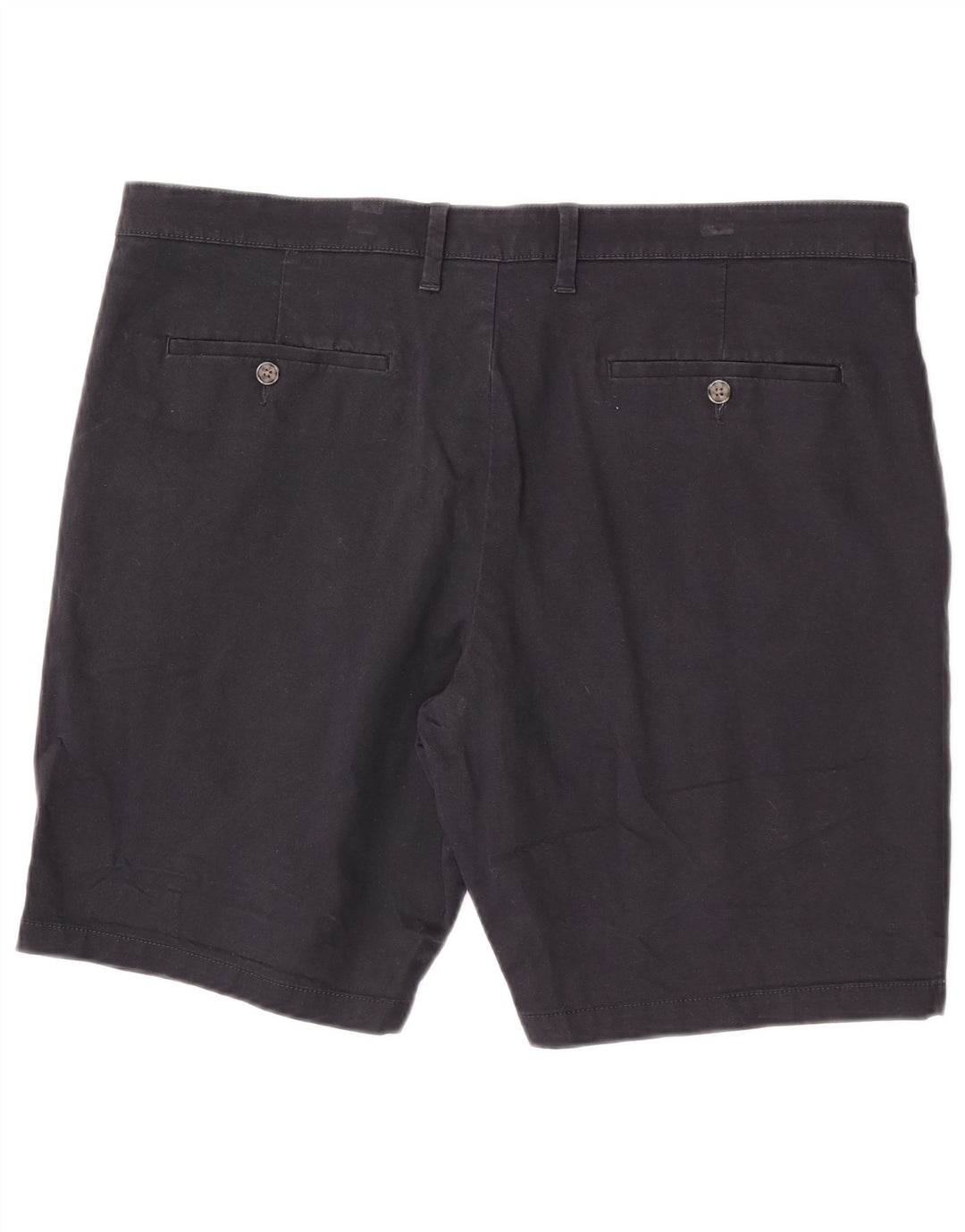 Marks & Spencer Pantalones cortos chinos para hombre W40 XL Algodón azul marino
