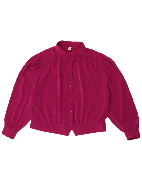 Blusa camisera para mujer Tru IT 48 XL Poliéster morado