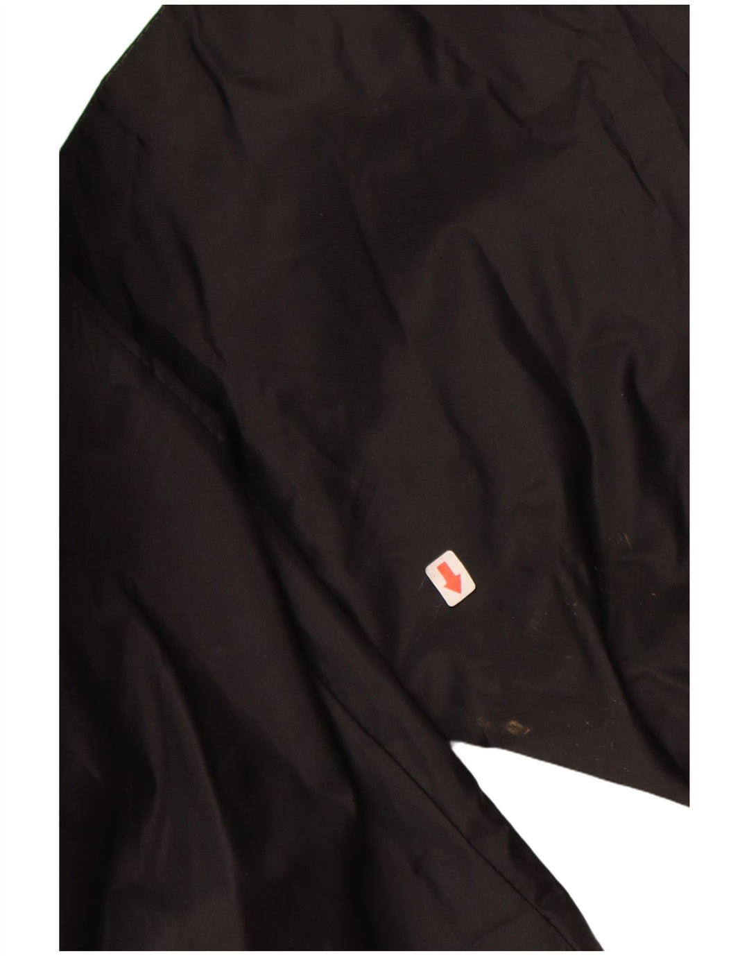 K-WAY Chaqueta anorak con capucha para hombre UK 40 Large Poliamida negra con bloques de color