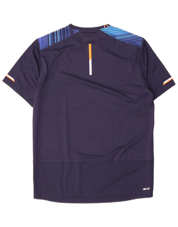 New Balance - Camiseta para hombre, talla grande, color azul marino
