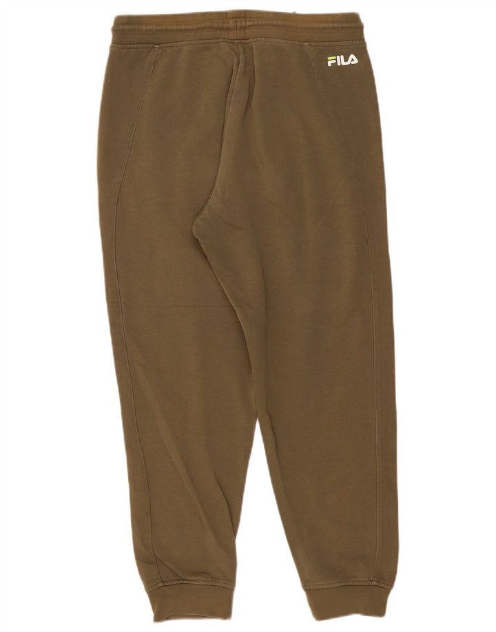 Fila Hombre Pantalones De Chándal Joggers Large Khaki Cotton