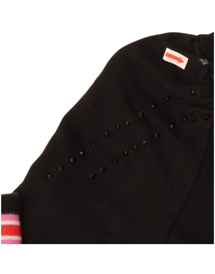 FILA Chaqueta de chándal para niña 9-10 años Algodón negro