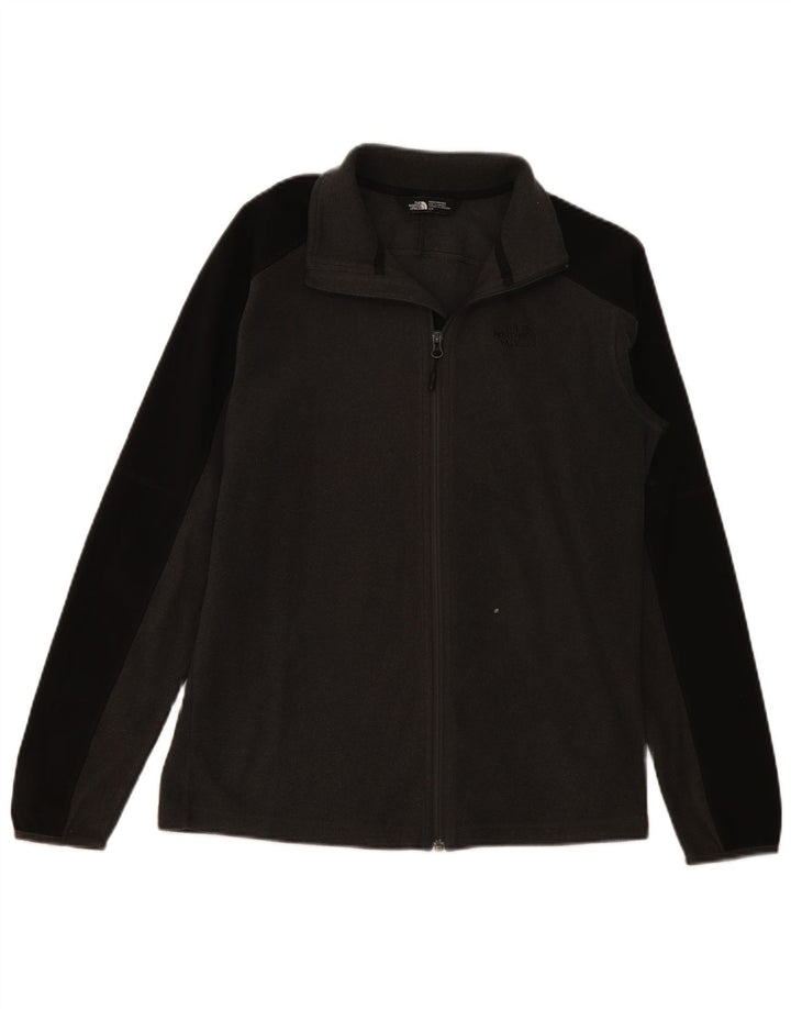 The North Face Chaqueta polar para hombre UK 36 Small Gris Colorblock Poliéster