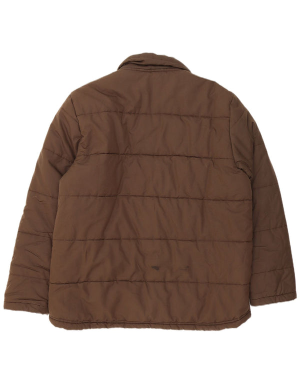 Puma Chaqueta acolchada para hombre UK 40 Large Brown