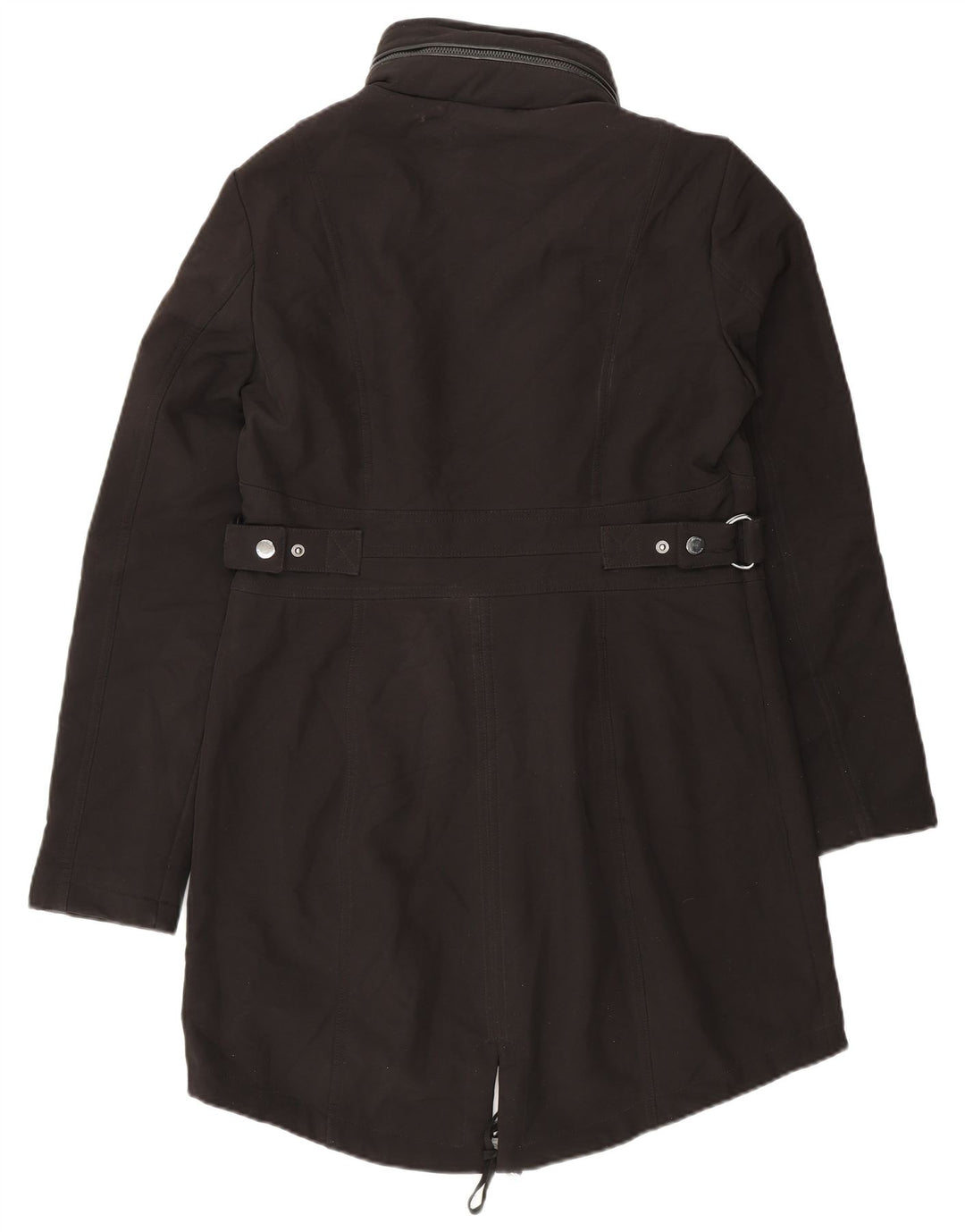 Michael Kors Parka con capucha para mujer UK 10 Small Poliéster negro