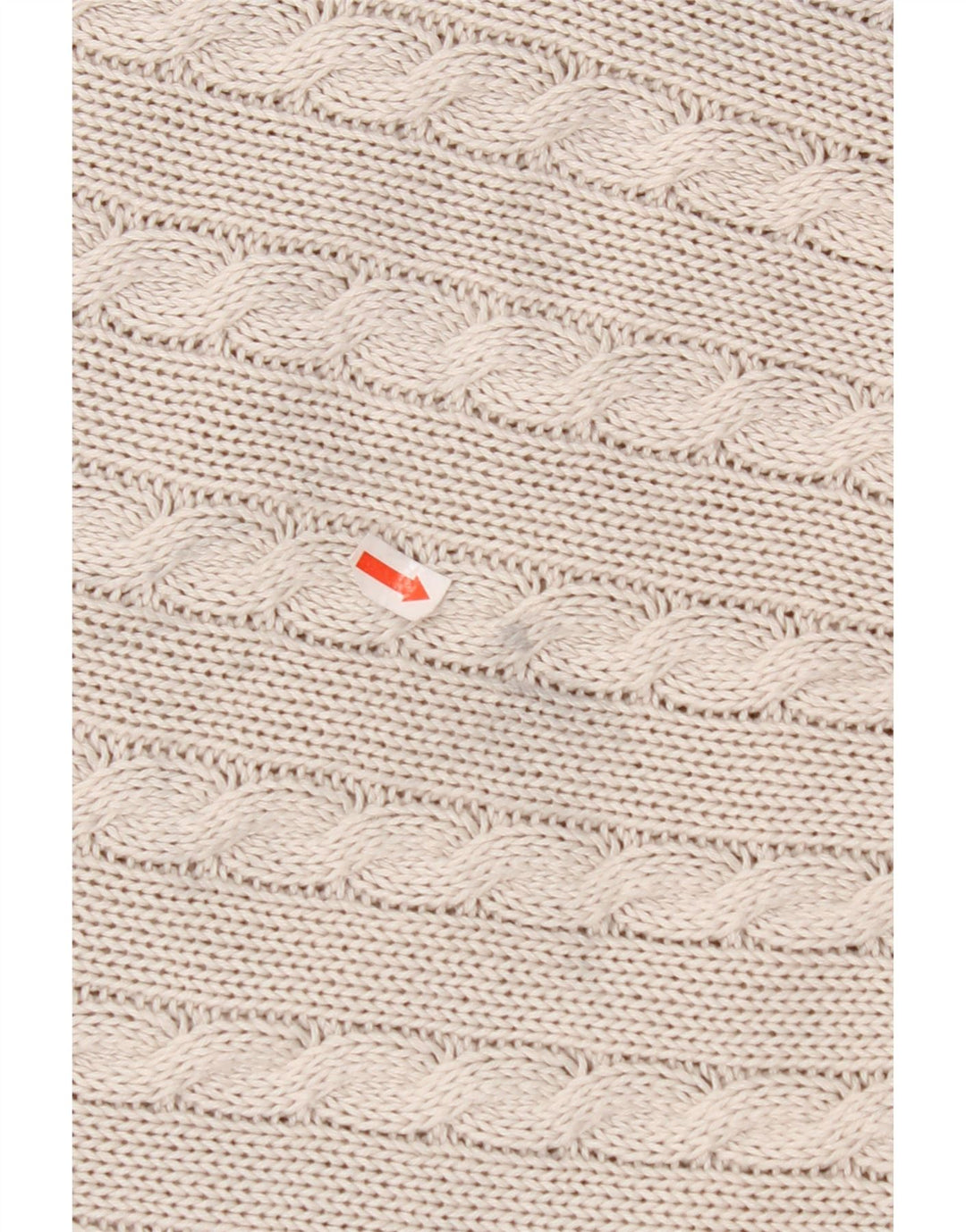 VINTAGE Mujer Crew Neck Jumper Suéter Reino Unido 14 Gris Medio Fair Isle Algodón