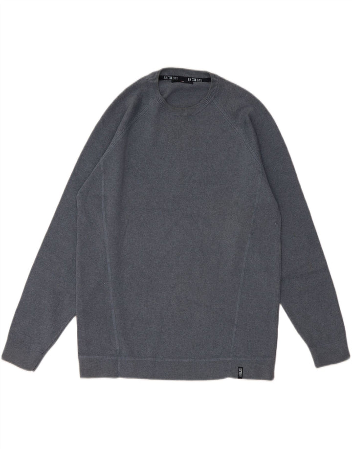 Marks & Spencer Jersey De Cuello Redondo En Azul Harbor Para Hombre Azul Medio