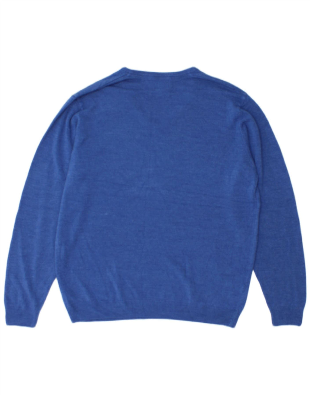 Marks & Spencer Suéter con Cuello en V para Hombre XL Acrílico Azul