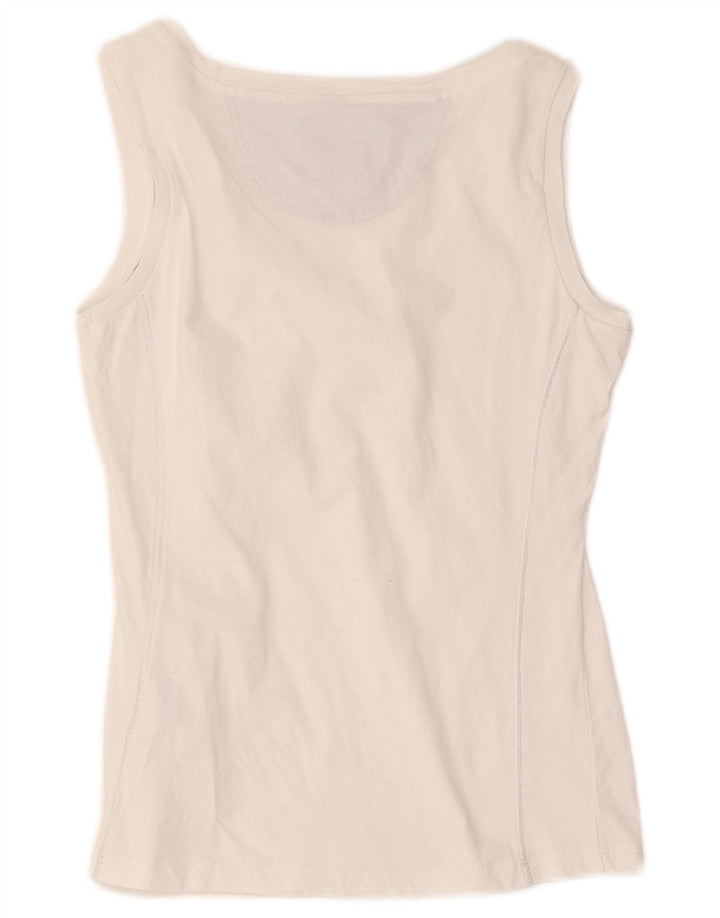 Champion Heritage Classics - Camiseta sin mangas para mujer, talla 40, algodón blanco mediano