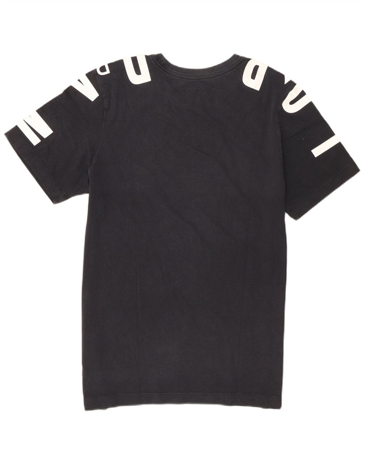 Jordan - Camiseta gráfica para hombre, talla mediana, algodón negro