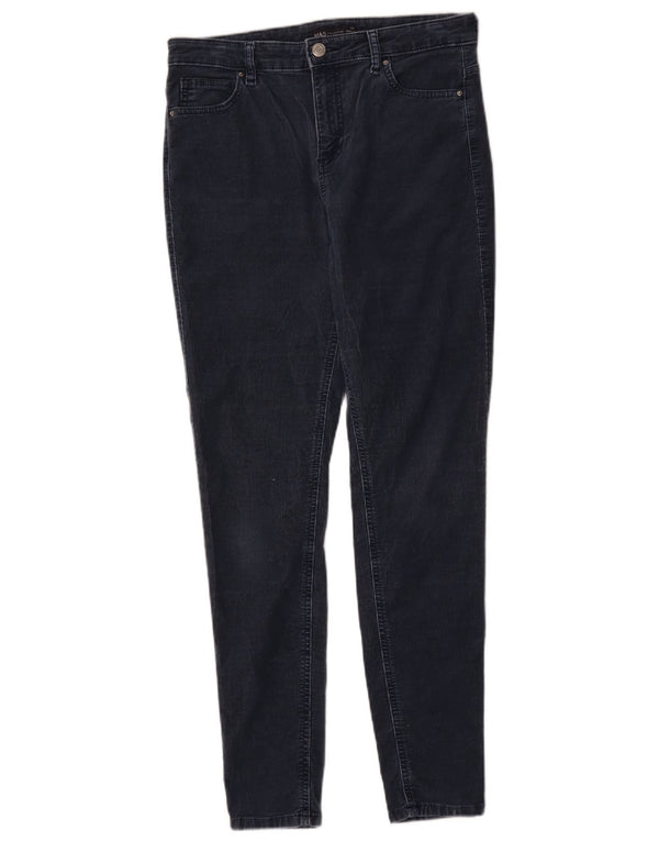 Marks & Spencer Vaqueros pitillo para mujer UK 14 Large W30 L29 Algodón azul marino