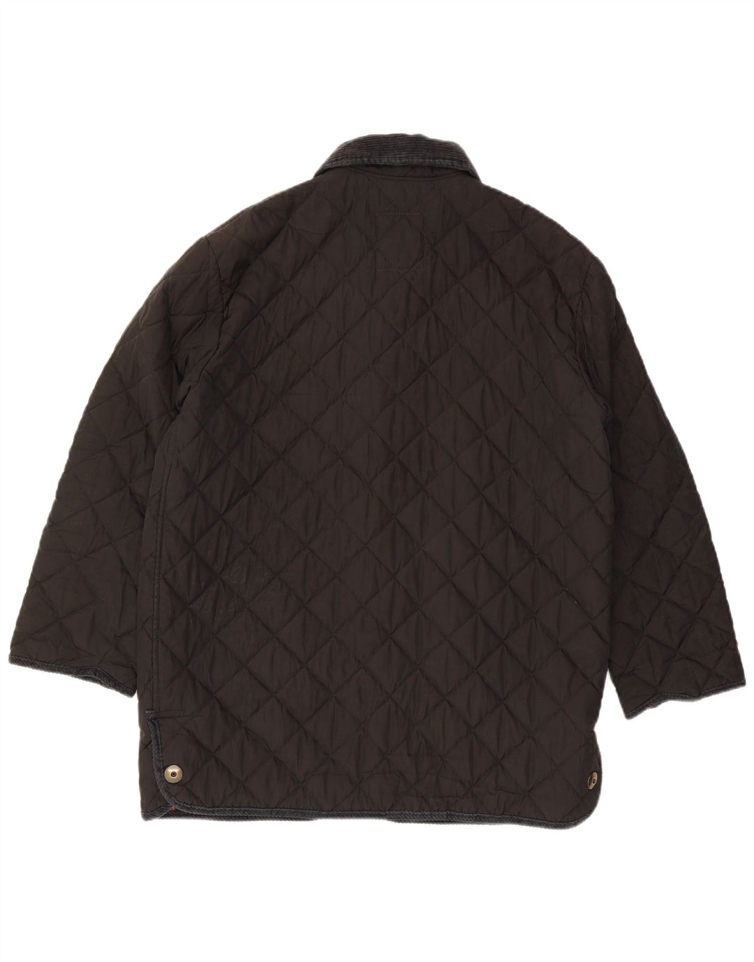 Chaqueta acolchada vintage para mujer IT 48 XL Algodón negro