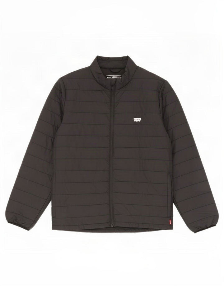Levi's Chaqueta acolchada para hombre UK 36 Small Poliéster negro