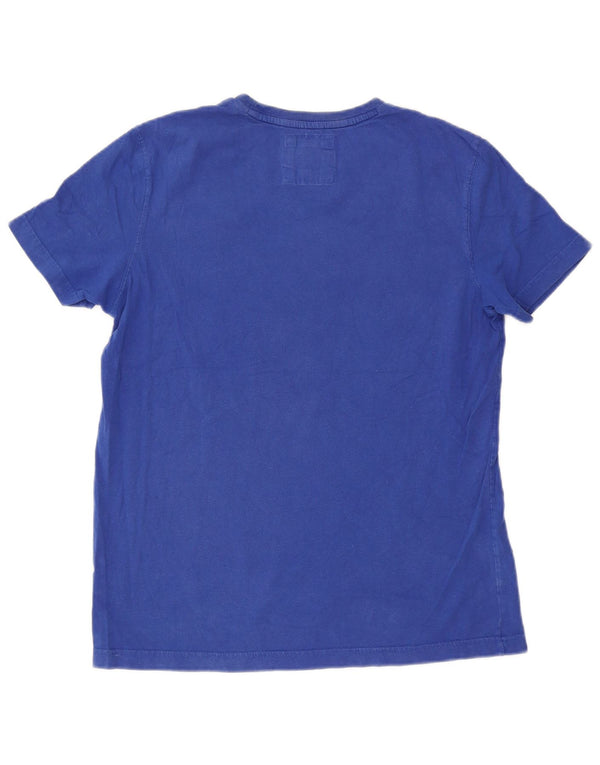 Crew Clothing - Camiseta para hombre, color azul medio