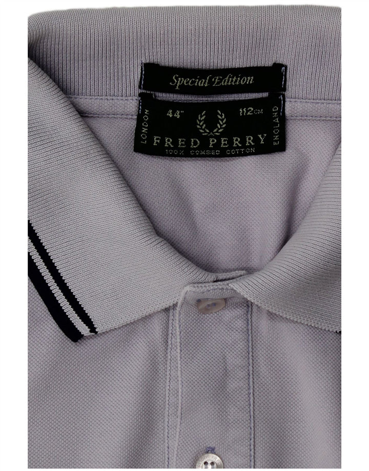Polo Fred Perry Hombre Algodón Morado Medio