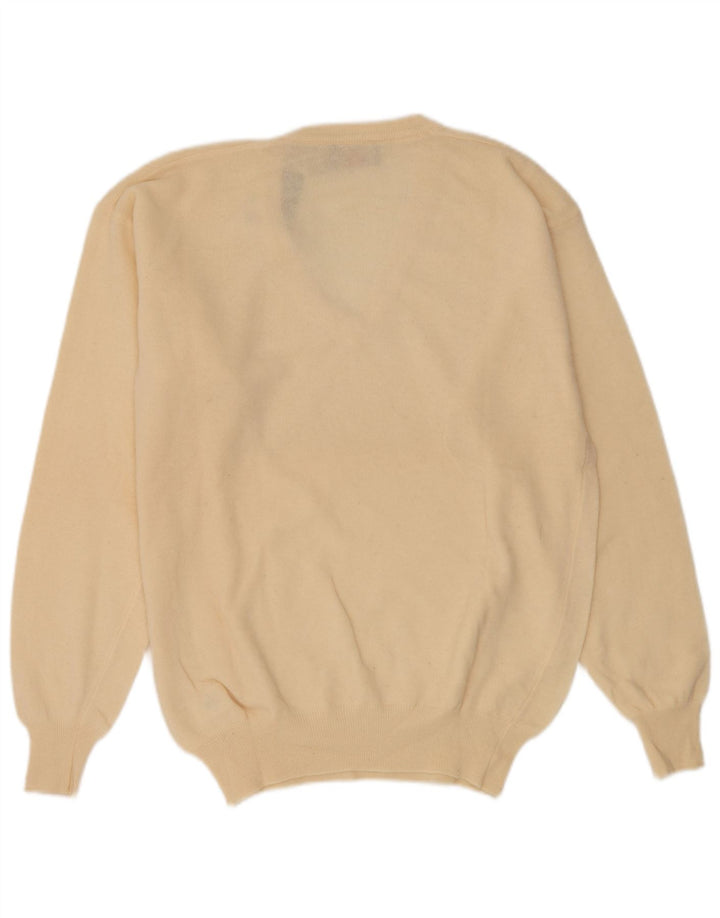 Kappa Hombre Jersey Con Cuello En V Jersey De Lana Beige Grande