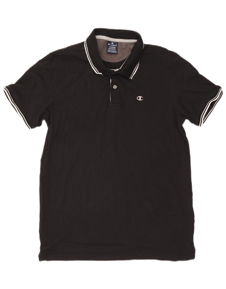 Champion Polo Hombre Algodón Negro Mediano