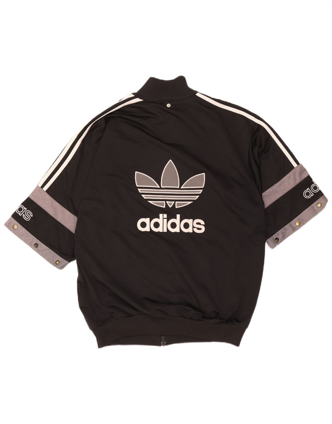 ADIDAS Chaqueta superior de chándal con gráfico para hombre UK 40/42 Medium Black Colourblock