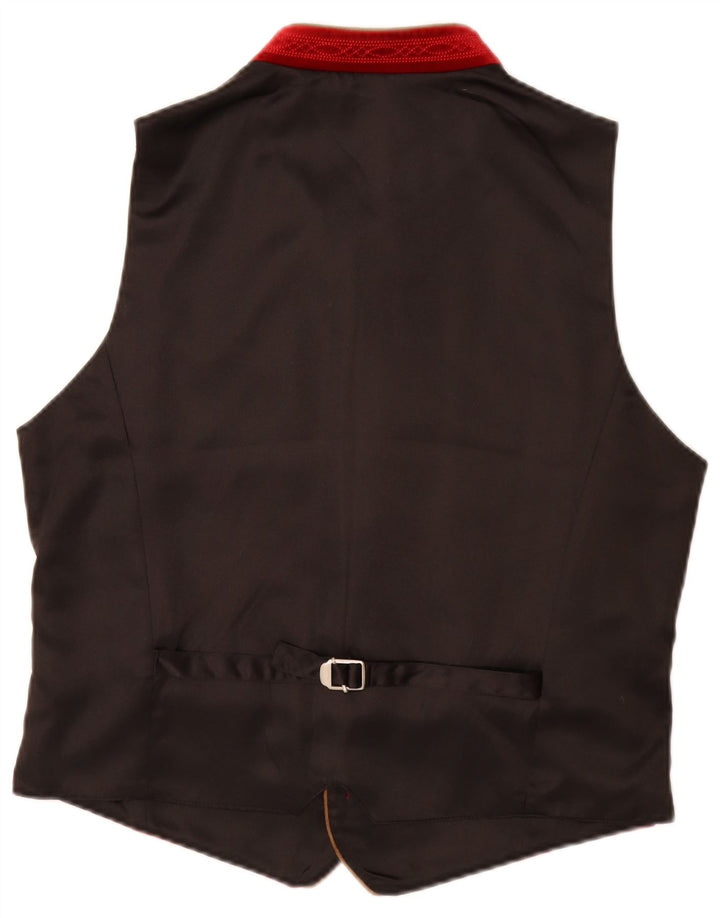 STOCKERPOINT Chaleco de terciopelo Trachten para hombre EU 48 Pequeño Algodón rojo