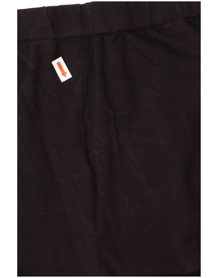ELLESSE Leggings gráficos para mujer UK 12 Mediano Algodón negro