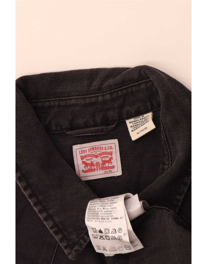 Levi's Camisa vaquera para mujer ES 40 XL Algodón negro