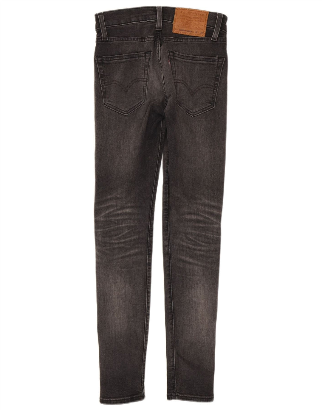 LEVI'S Vaqueros pitillo ajustados para hombre W26 L30 Algodón gris