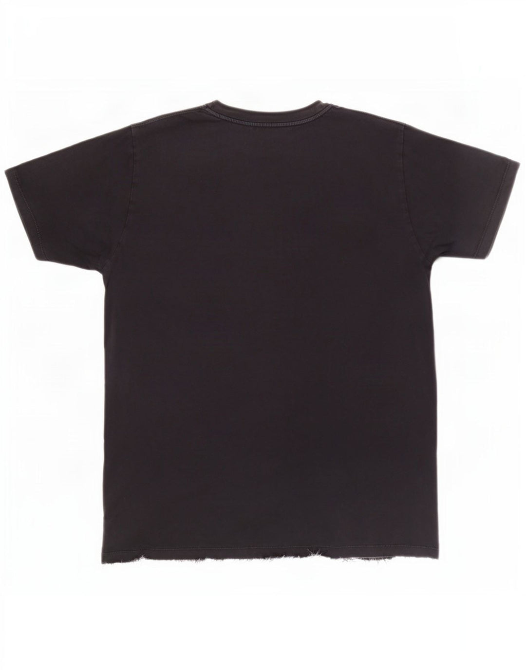 Replay Camiseta gráfica para hombre Top grande de algodón negro
