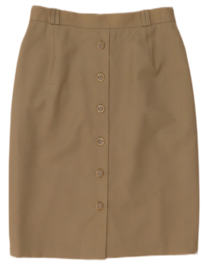 Falda recta Bianca para mujer EU 40 Medium W28 Beige Lana nueva